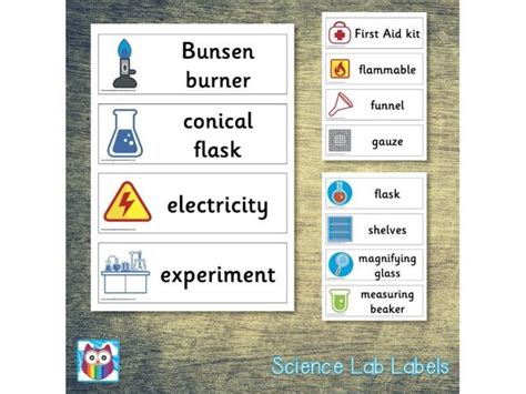 Science Lab Labels | Teaching Resources