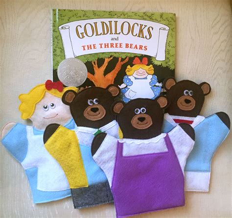 Goldilocks and the Three Bears Puppets | Goldilocks and the three bears, Hand puppets, Puppet ...