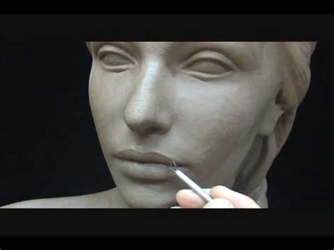 visage sculpture argile by colinet christophe