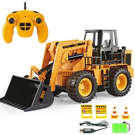 RC Truck Toy Remote Control Forklift 7Channel Excavator Bulldozer ...