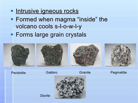 Igneous rocks