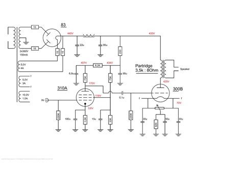 300B Amplifier Schematic