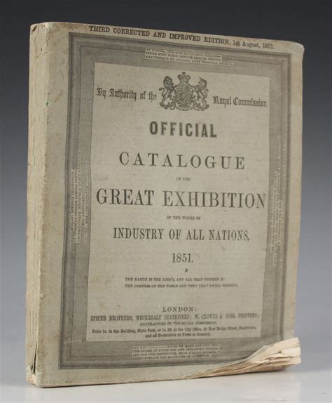 GREAT EXHIBITION, 1851. Official Catalogue of the Great Exhibition of ...