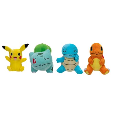 Pokémon 20cm Plush 4 Pack | Smyths Toys Ireland