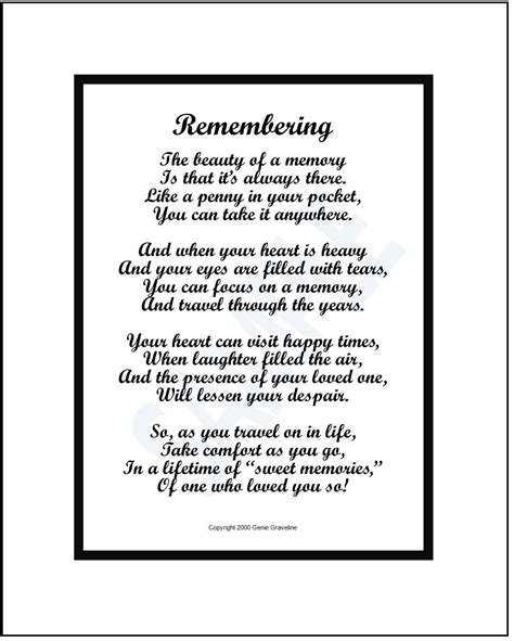 Sympathy Poem Print Funeral Poem Funeral Reading Memorial Finland ...