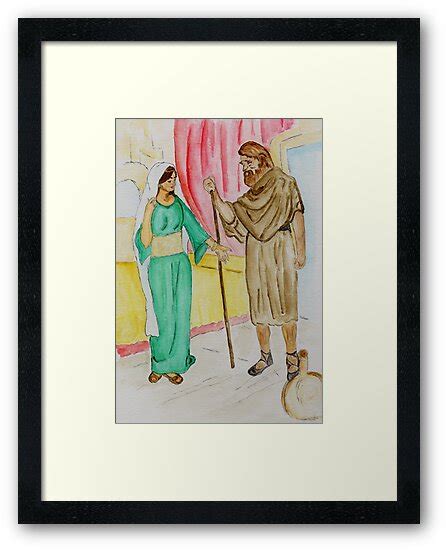 "Elisha and the Shunammite Woman .. 2 Kings 4:8-37" Framed Prints by Anne Gitto | Redbubble