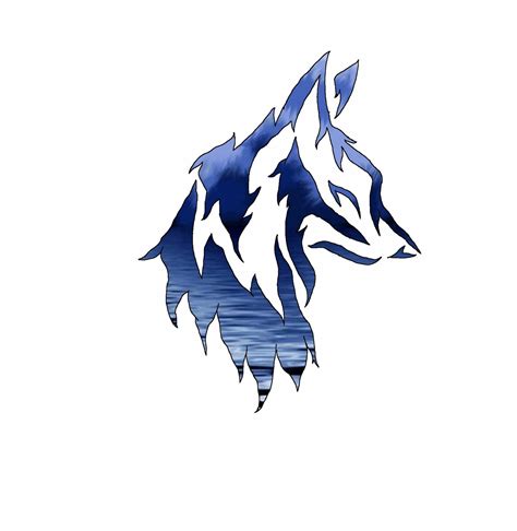 Cool Blue Wolf Logo - LogoDix