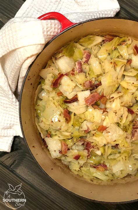 Fried Cabbage & Bacon - A Southern Soul