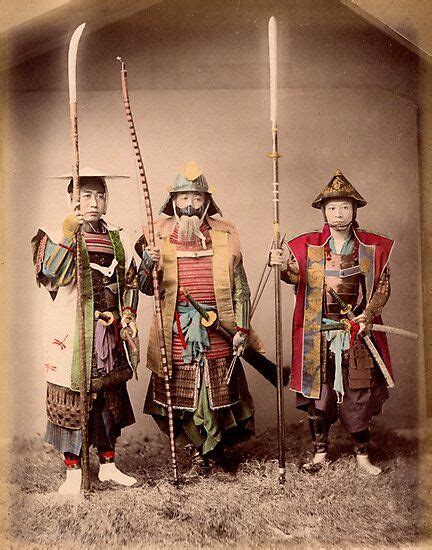 3 Samurai from the Meiji period, Japan