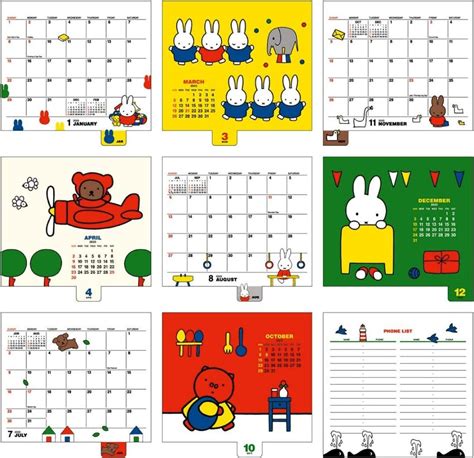 MIFFY 2023 Table Calendar, Hobbies & Toys, Stationery & Craft, Other ...