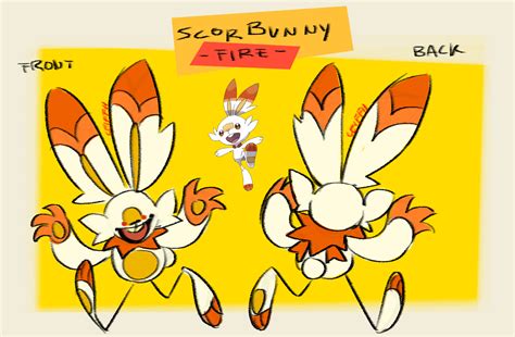 Here’s my redesign of Scorbunny’s evolution line!... - Great Work Little Guy!