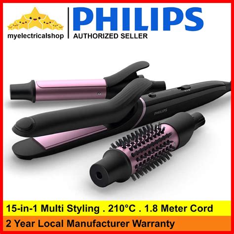 Philips Multi-Styler Style Care Hair Straightener And Curler BHH822 ...