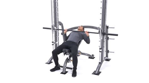 Smith Machine Incline Bench Press | Exercise Videos & Guides | Bodybuilding.com