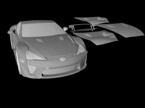 Lexus LFA Free 3D Model - .3ds .obj .c4d - Free3D