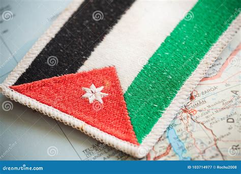 Jordan flag on map stock image. Image of export, flag - 103714977