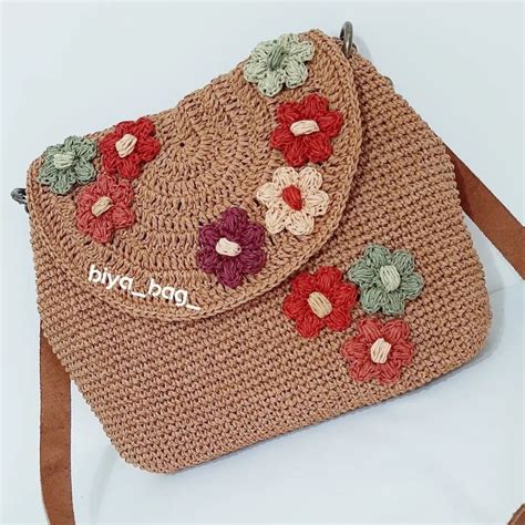 Floral Shoulder Bag - Etsy