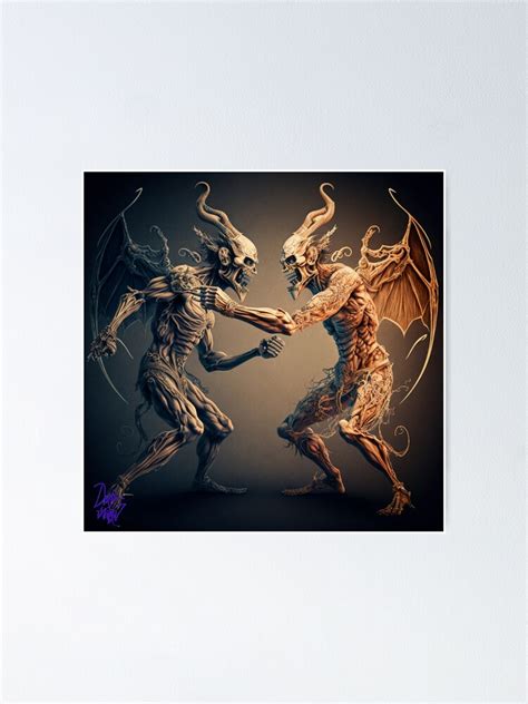 "Demon| Anatomy" Poster for Sale by MindTankArt | Redbubble