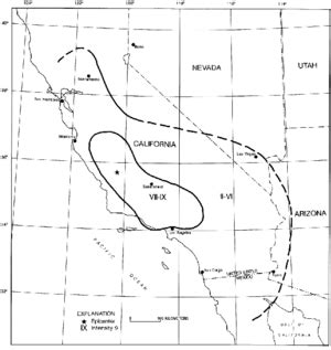 1857 Fort Tejon earthquake Facts for Kids