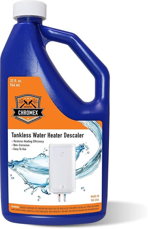 Chromex Tankless Water Heater Descaling Solution | Non-Corrosive Descaler Restores Heating ...