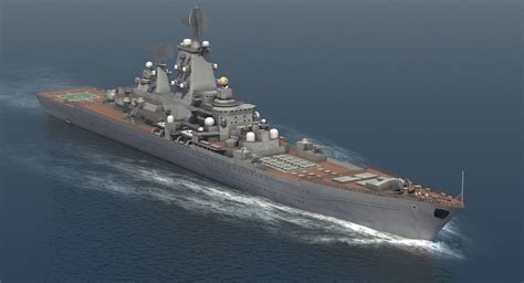 Kirov Class Missile Cruiser 3D Model $199 - .3dm .3ds .dwg .fbx .flt .lwo .ma .obj .wrl .x .max ...