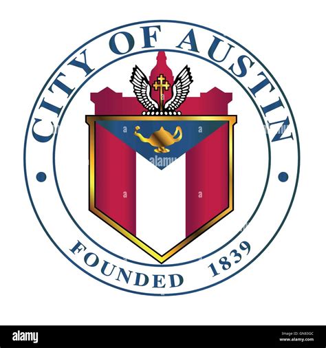 City Of Austin Seal Stock Vector Image & Art - Alamy