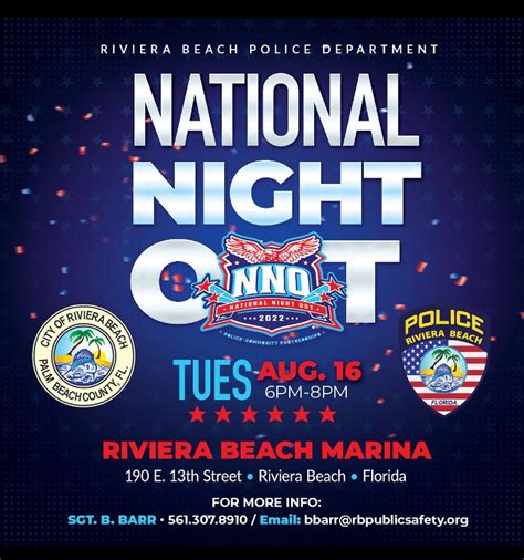 Riviera Beach Police Department National Night Out – X102.3