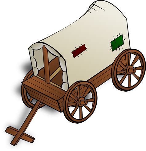 Wagon Pioneer Caravan - Free vector graphic on Pixabay