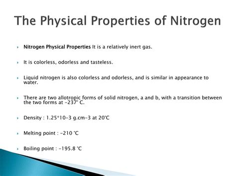 PPT - Nitrogen PowerPoint Presentation, free download - ID:1980303