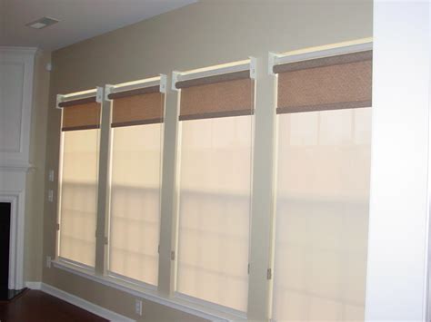 Hunter Douglas Dual Roller Shades - Traditional - Roller Shades - charlotte - by Diana's Blinds ...