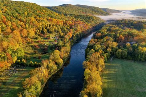 Drone photos capture Connecticut fall foliage from above