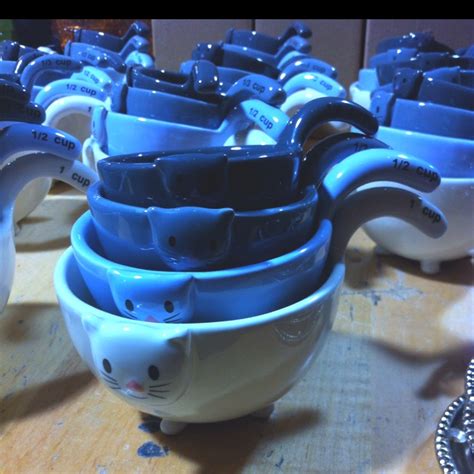 Cute ceramic cat measuring cups at Urban Outfitters. If we meet again, you shall be mine ...