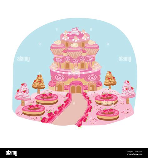 Candy Land Castle Cake