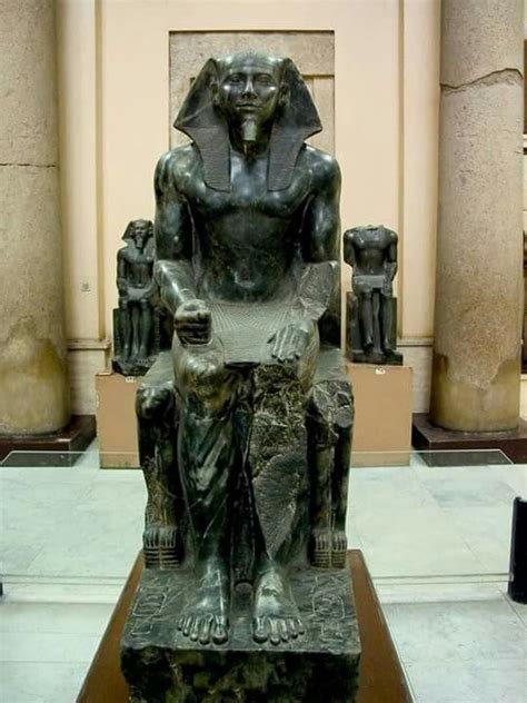 Statue of King Khafre Egyptian Museum | Ancient egypt, Egypt history, Ancient egyptian art