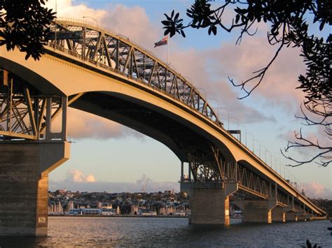 Auckland New Zealand Harbour Bridge Photograph