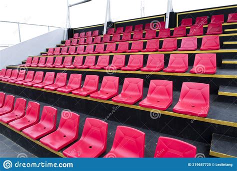Tribune Seat on the Stadium Sport Stock Image - Image of modern, playground: 219687725