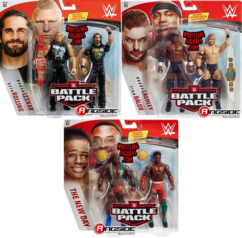 WWE Battle Packs 65 Toy Wrestling Action Figures By Mattel! This Set ...