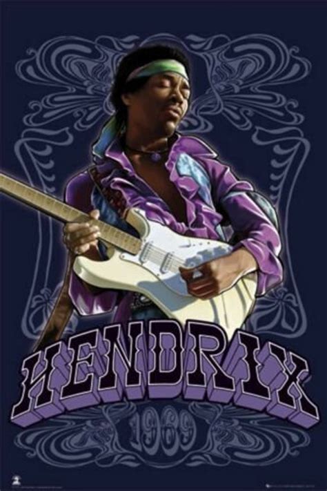 Jimi Hendrix Purple Haze Concert Metal Tin Sign Poster | Etsy