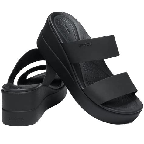 Crocs Brooklyn Mid Wedge Women's Shoes Wedges Heel Sandals LiteRide ...