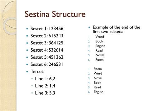 👍 Sestina format. Writing a Sestina. 2019-02-11