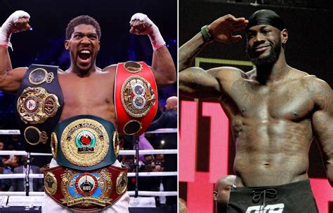 "Deontay Wilder puts him in the hospital forever": Ex-Anthony Joshua ...