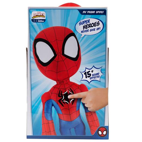 Buy Marvel’s Spidey and His Amazing Friends - My Friend Spidey 16” Plush with Sounds - Toys for ...