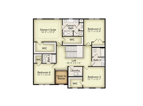 Chestnut Hill: 4-5 Bed / 3.5-4.5 Bath Floor Plan - Foxlane Homes