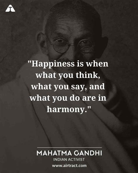 Mahatma Gandhi Quotes Happiness