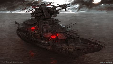 http://www.artstation.com/artwork/empire-skirmish-boat (With images) | Art, Concept art