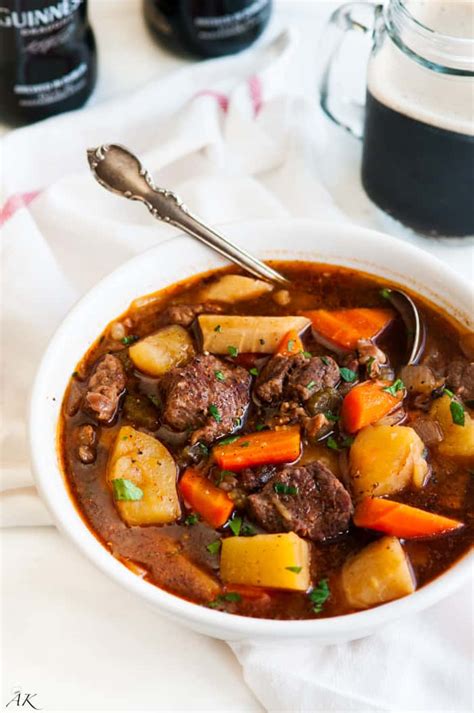 Slow Cooker Guinness Beef Stew - Aberdeen's Kitchen