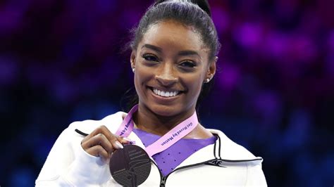 Simone Biles wins two more gold medals for USA at World Championships to extend gymnastics ...