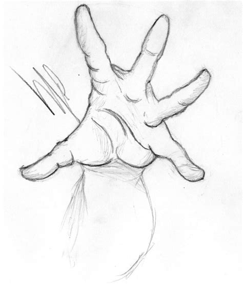 Drawing Of A Hand Reaching Out at PaintingValley.com | Explore ...