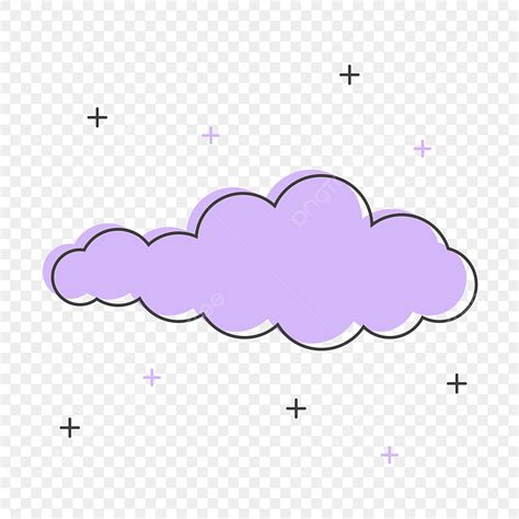 Cute Violet Vector Art PNG, Violet Cute Cloud Clipart, Cloud Clipart, Violet, Cute PNG Image For ...