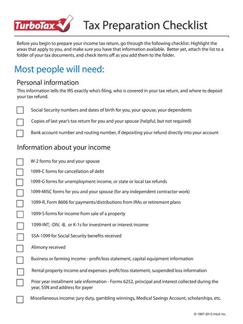 Tax Preparation Worksheet 2022