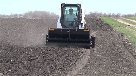 Triple S Skid Steer Attachment - Power Landscape Seeder | Doovi